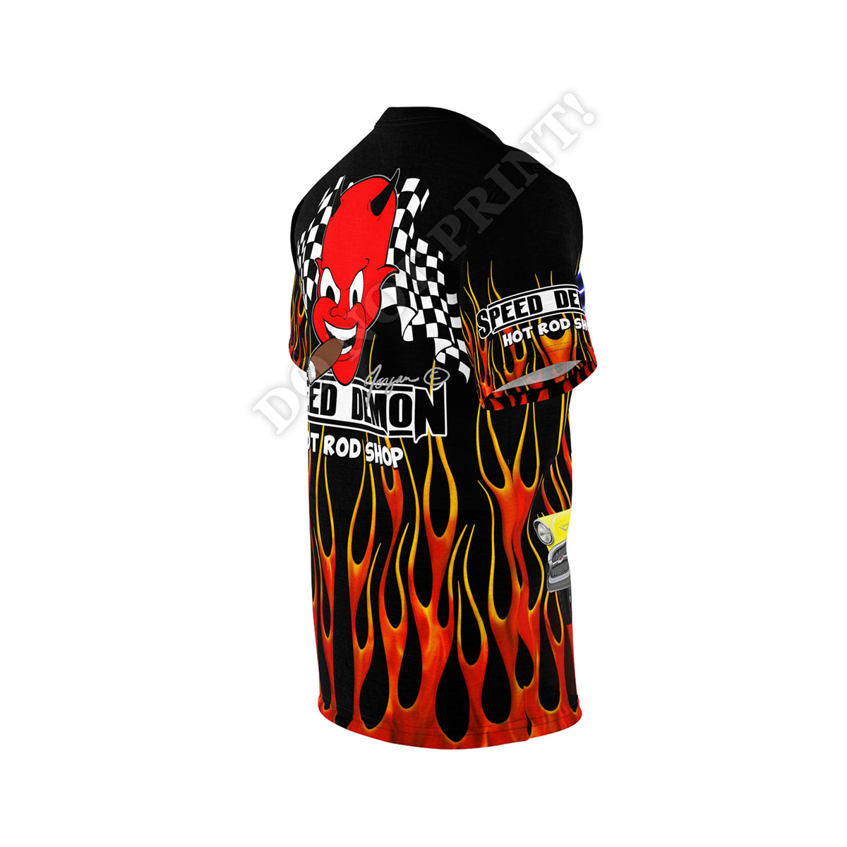 1957 Chevy hot rod shirt side