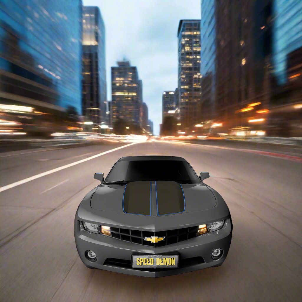 Camaro Racing Stripes , at a street Race