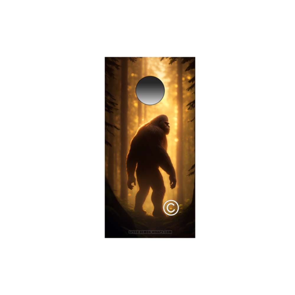 Sasquatch Cornhole Wraps