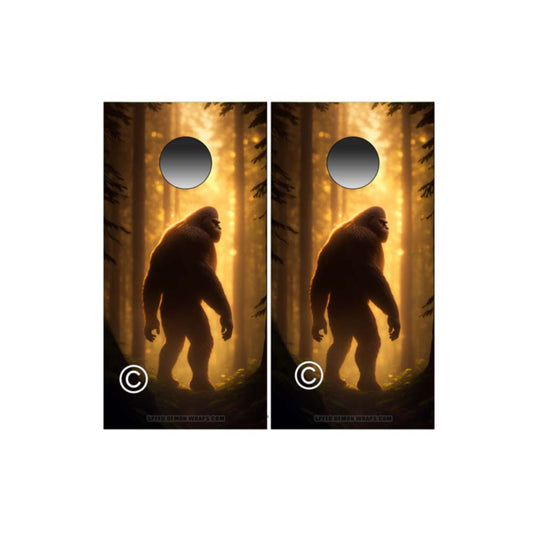 Bigfoot Cornhole Wraps