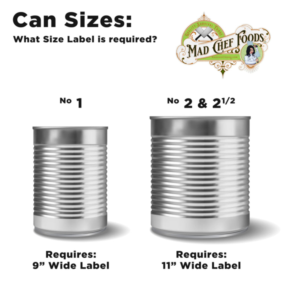 Funny Prank Soup Can Label Size Reference