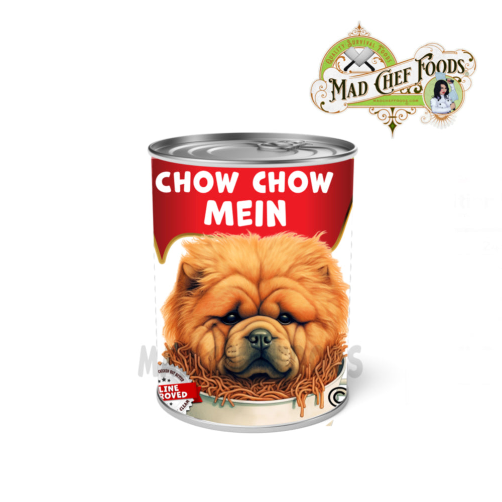Chow Chow Mein Funny Prank Soup Can Labels Gag Gift