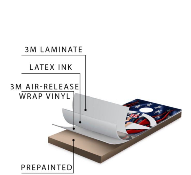 Grim Reaper Head Monster Horror Skull Die Cut Mirrored Stickers