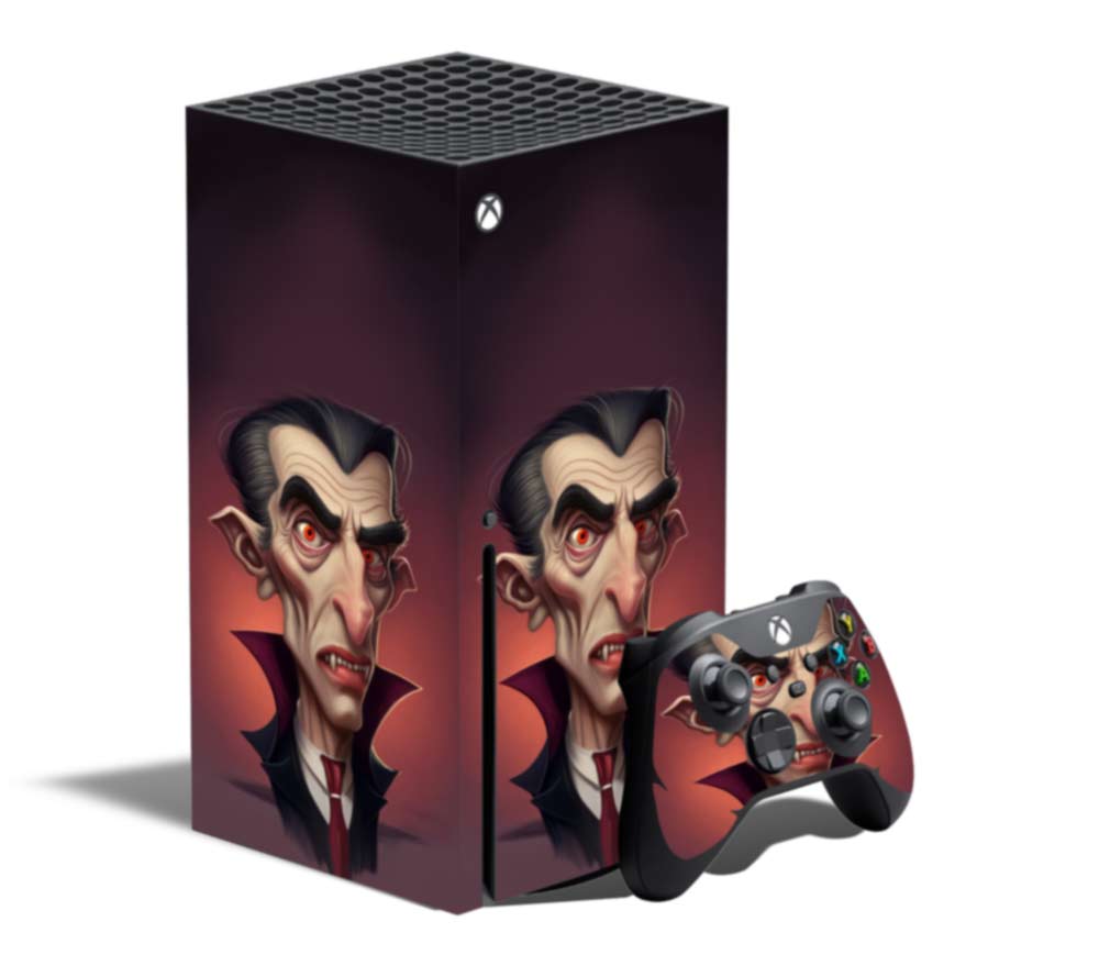 Xbox Console Wrap Count Dracula Series X Speed Demon Wraps