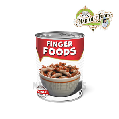 Finger Foods Funny Prank Soup Can Labels Gag Gift