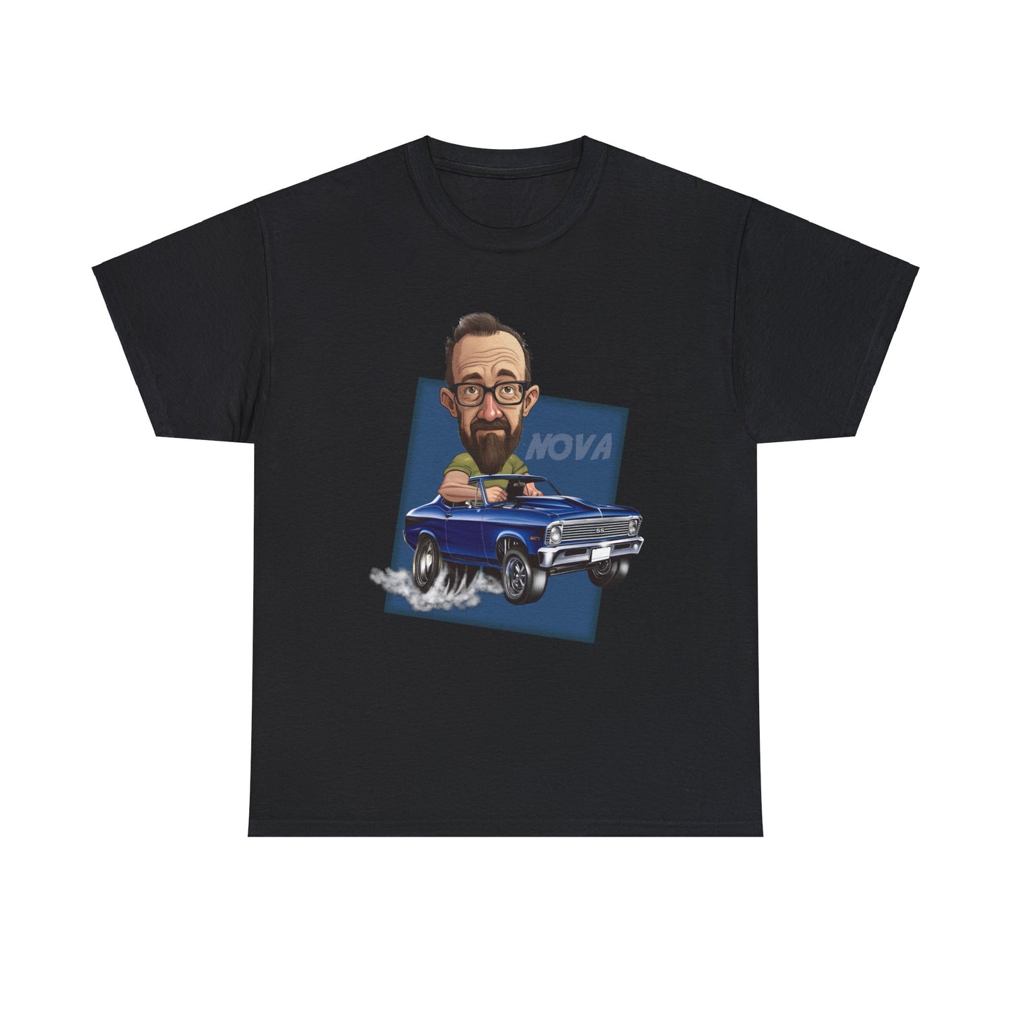  Nova Car Caricature  T-Shirt From Photo