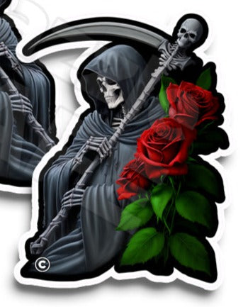 Grim Reaper Sitting Left