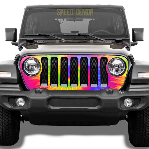 Tie-Dye Jeep Wrangler Grill Wrap JL 2018-2025 JL