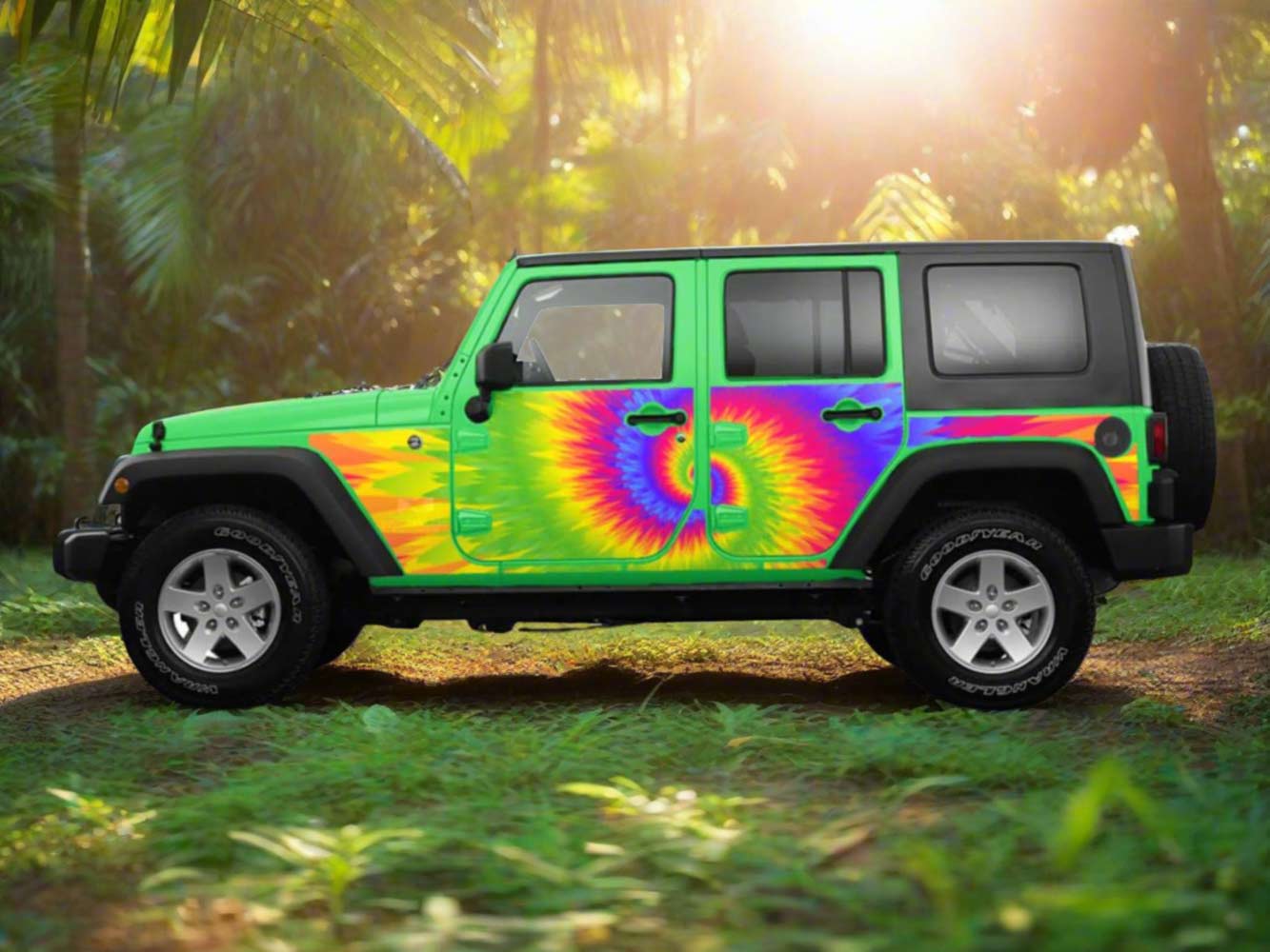 Jeep Wrangler Tie Die Wrap 2007-2017