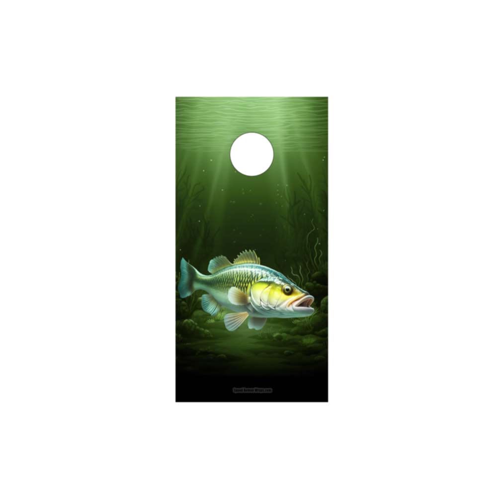 Largemouth Bass at Emerald Lake CORNHOLE WRAP