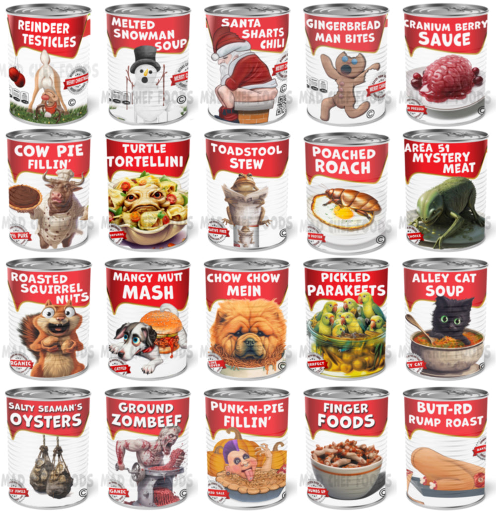 Funny Prank Soup Can Label Multi Pack