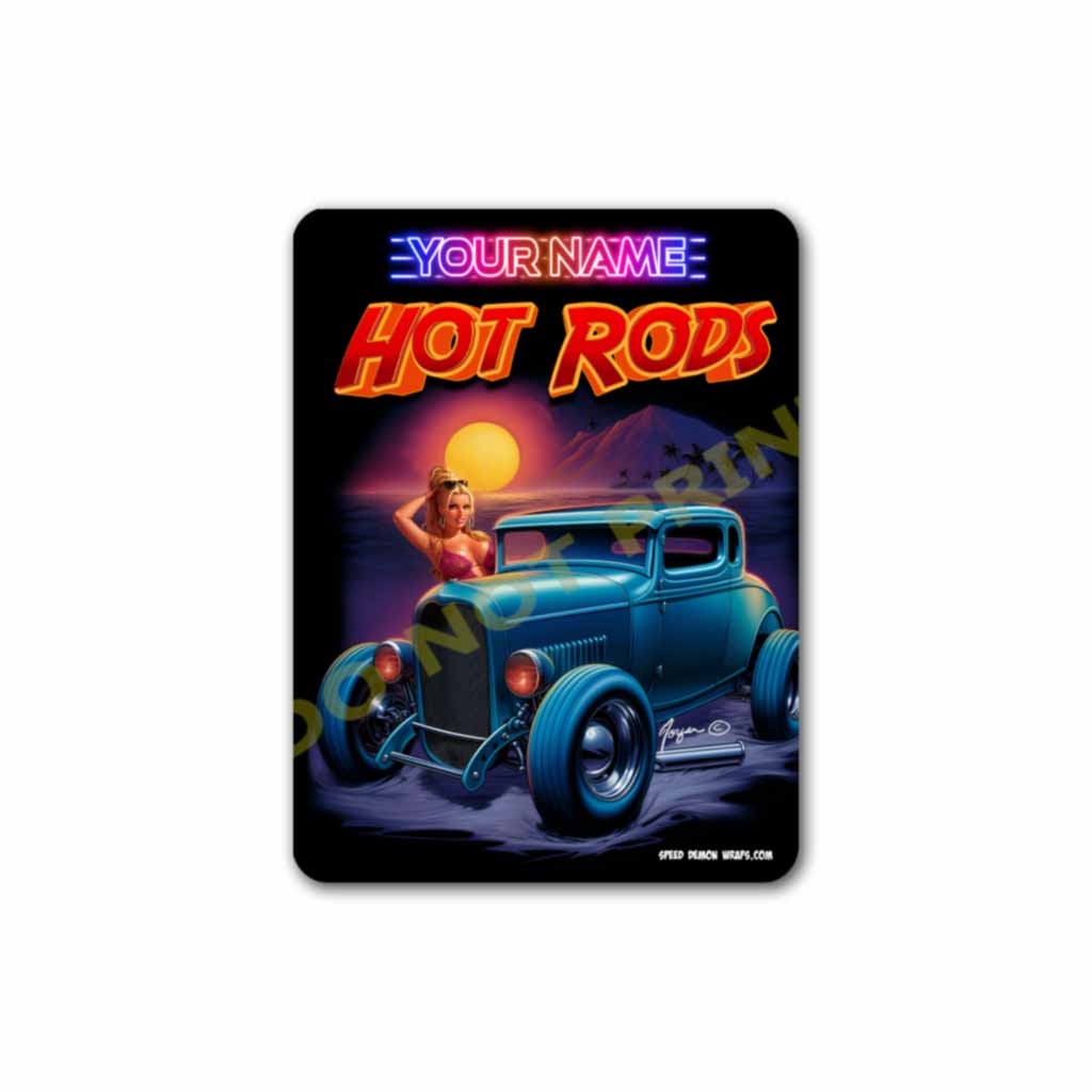 1929 Ford Coupe Personalized Garage Sign 12" x 9" Metal Sign