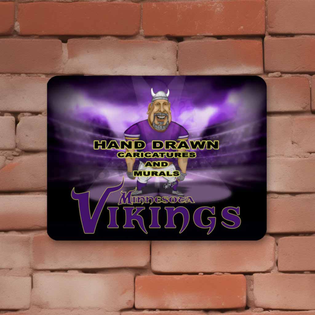 Personalized Caricature Metal Sign From-Photo