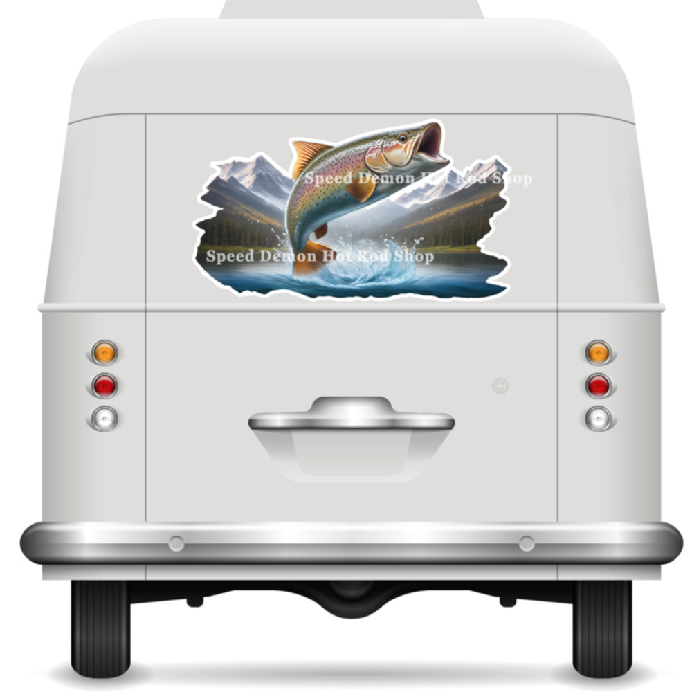 Rainbow Trout Trailer Mural