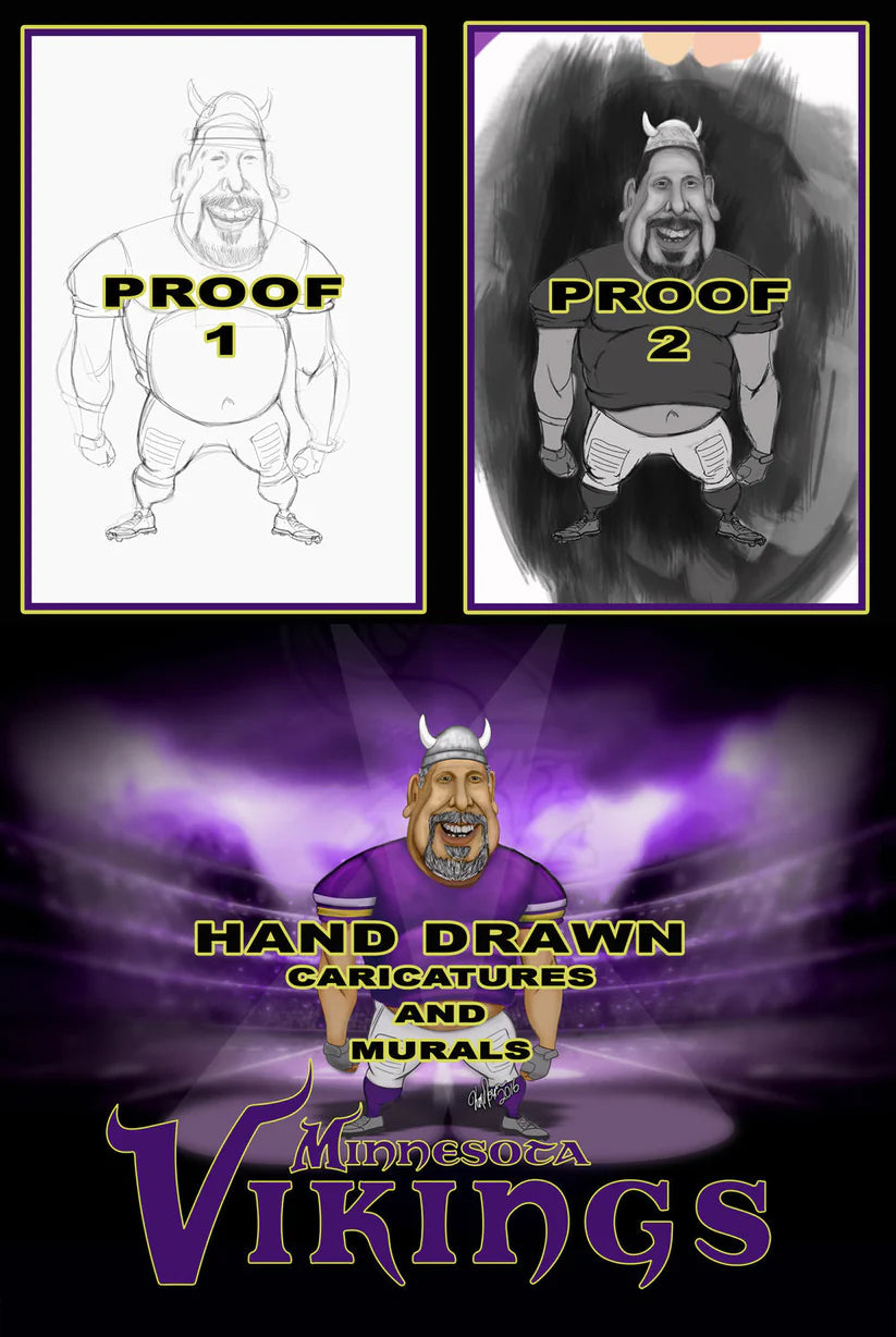 Caricature-Template-3 part