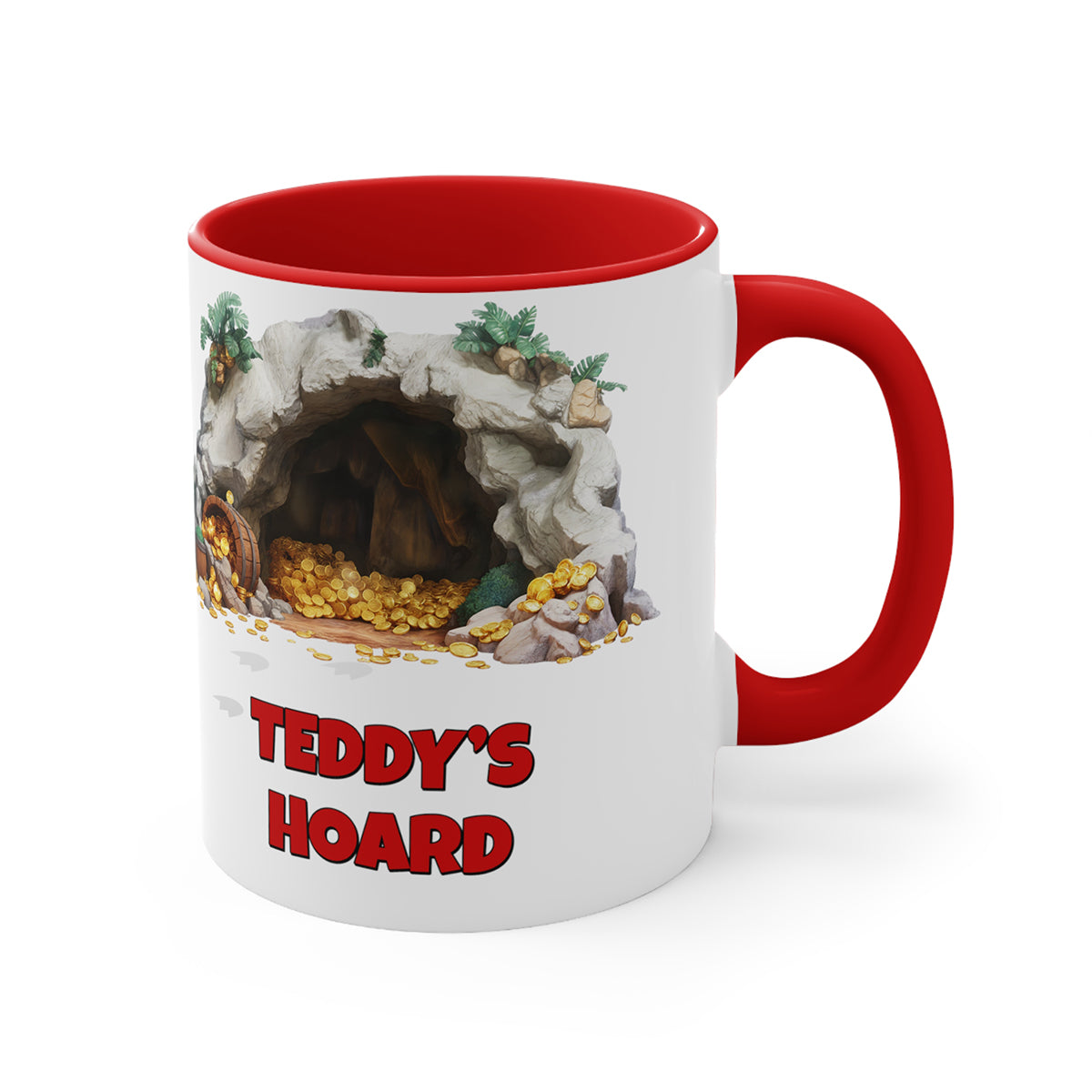 Child Riding a Dragon Coffee Mug Caricature From Photo