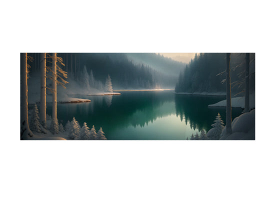 Snowy Lake Tailgate Wrap