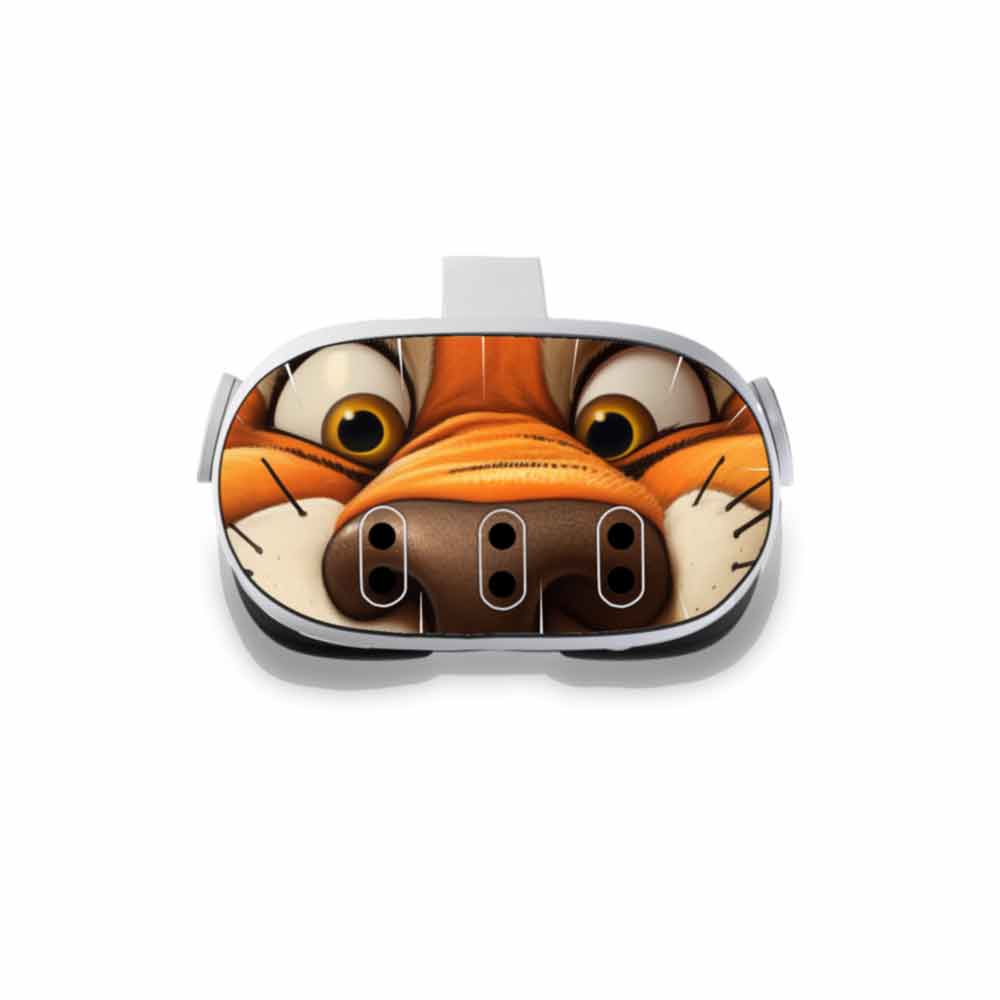 tiger eyes meta quest 3 skins wraps