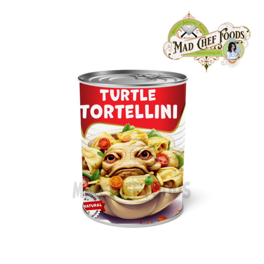 Turtle Tortellini Funny Prank Soup Can Labels Gag Gift
