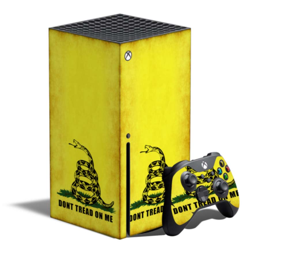 Don't Tread on Me Yellow Flag Xbox Wraps