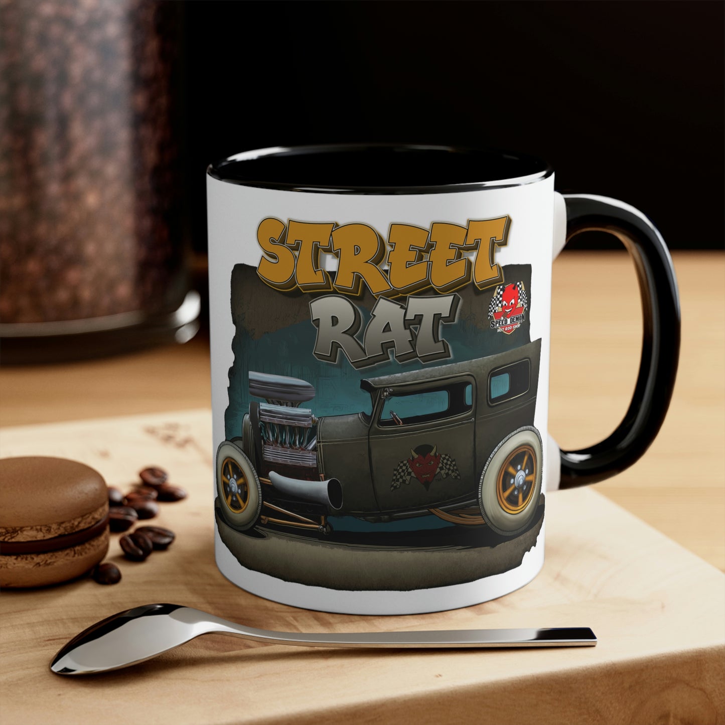 1929 Model T Rat Rod - Speed Demon Hot Rod Shop Accent Coffee Mug, 11oz C35502