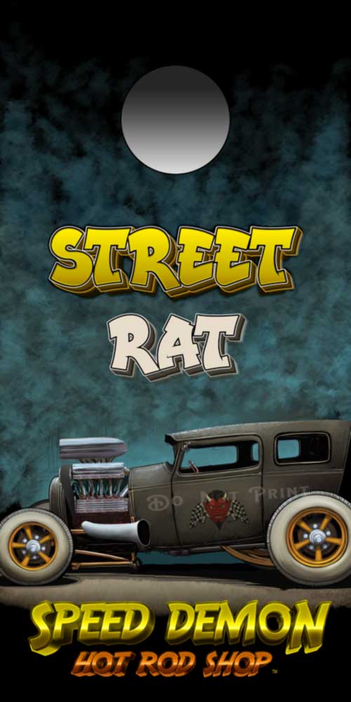 1929 Rat Rod Street Rat Cornhole Wrap