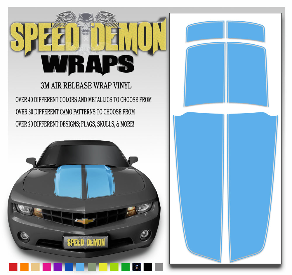 Camaro Stripe Baby Blue
