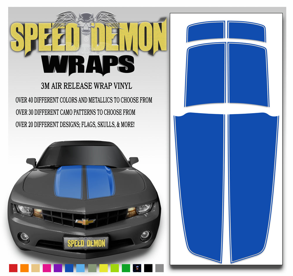 Camaro Stripes Blue