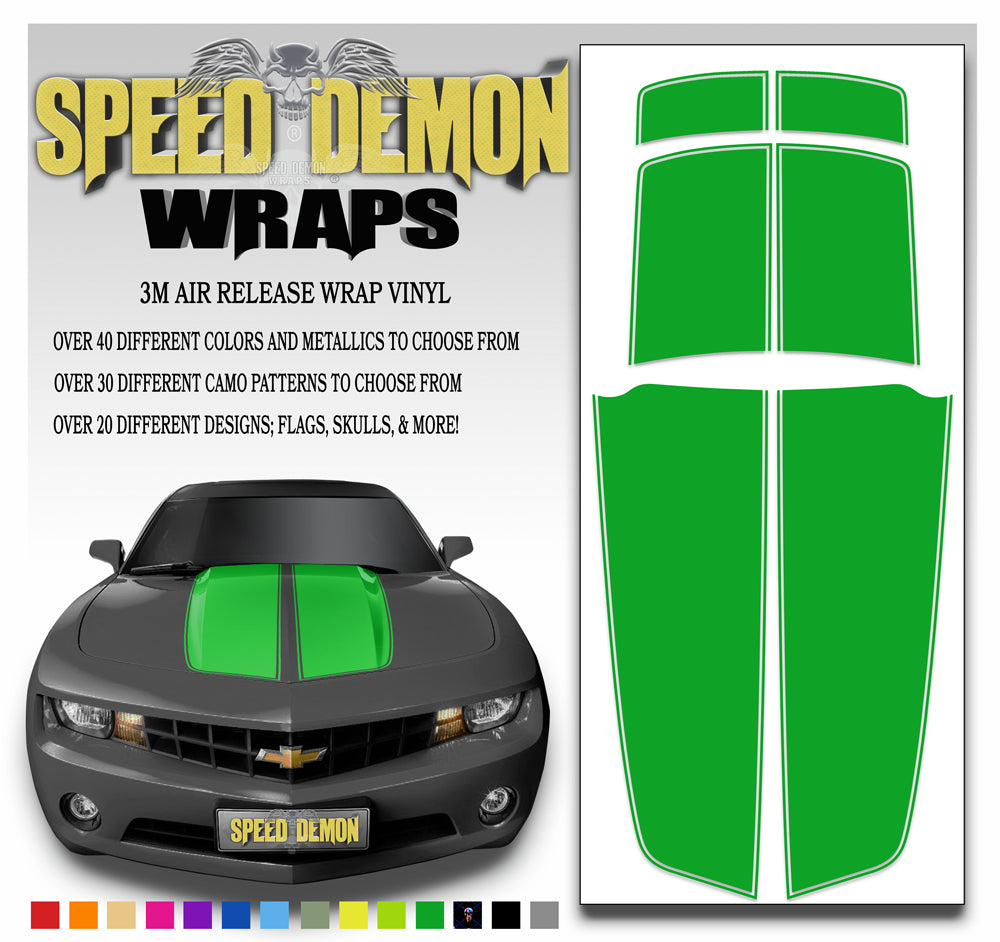 Green Camaro Stripes Kit 2010-2015