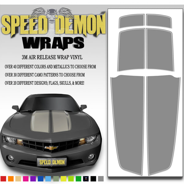 Camaro Stripes Gray Grey