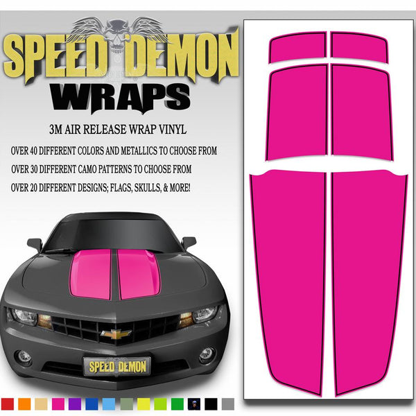 2010-2015 Pink Camaro Stripes W/ Pinstripe