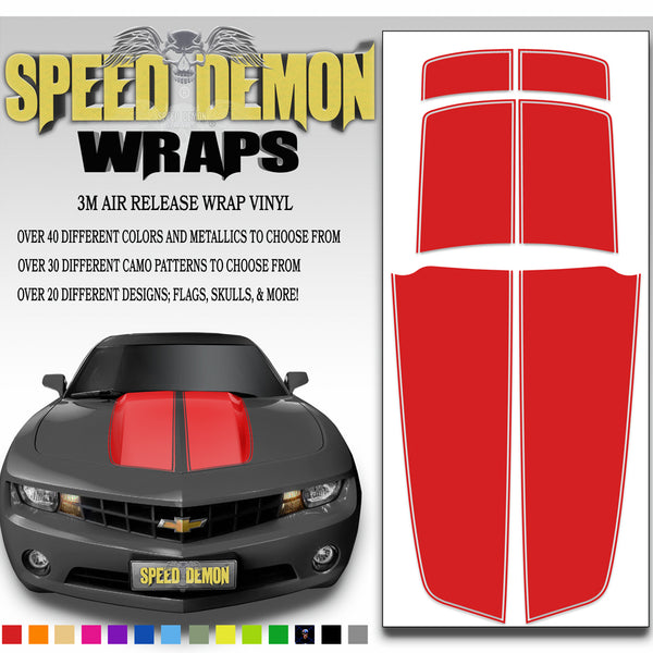 Red Camaro Racing Stripe Kit