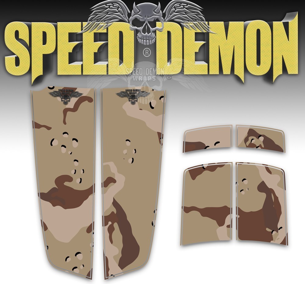 Camaro Camo Stripes Desert Camouflage 2010-2015 - Speed Demon Wraps
