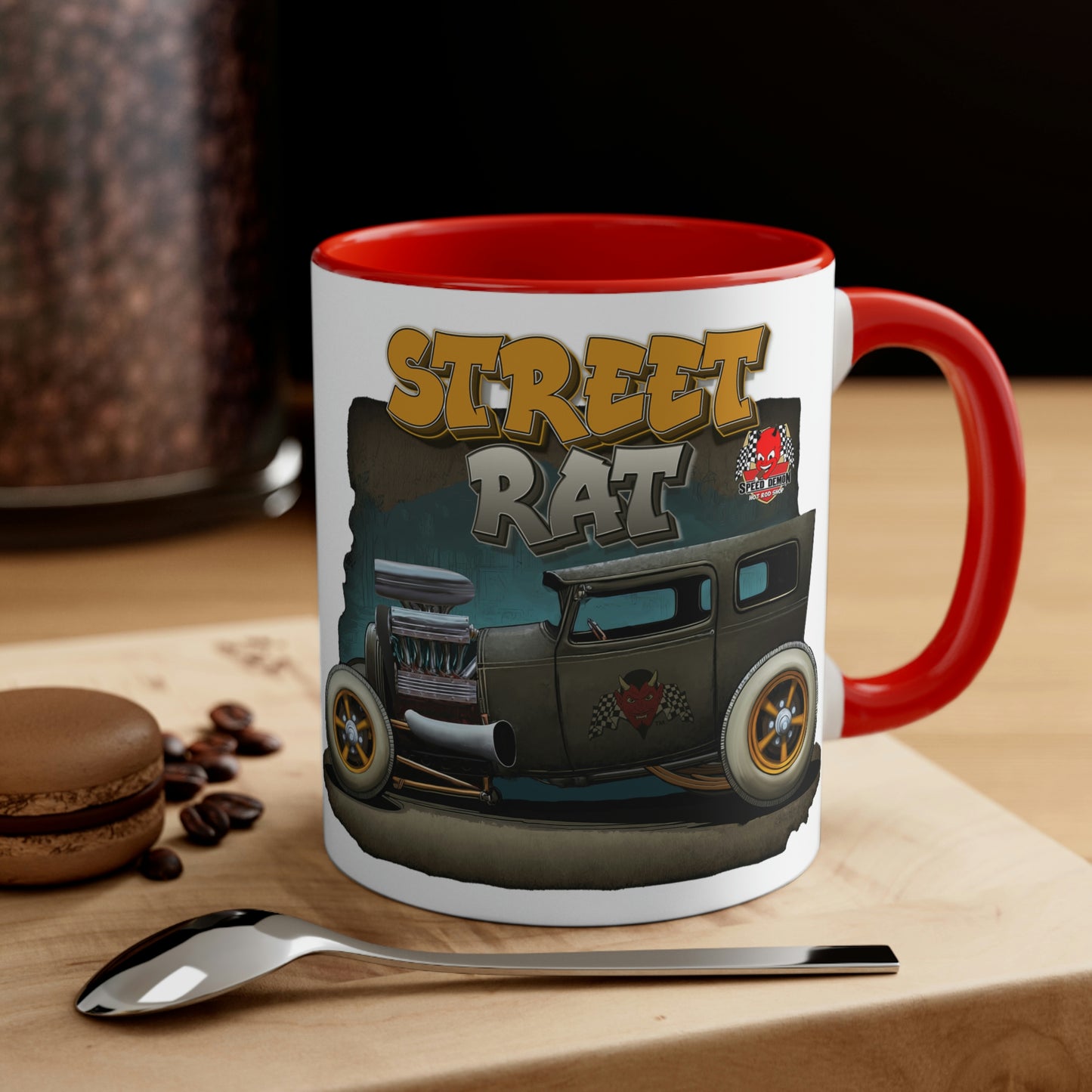 1929 Model T Rat Rod - Speed Demon Hot Rod Shop Accent Coffee Mug, 11oz C35502