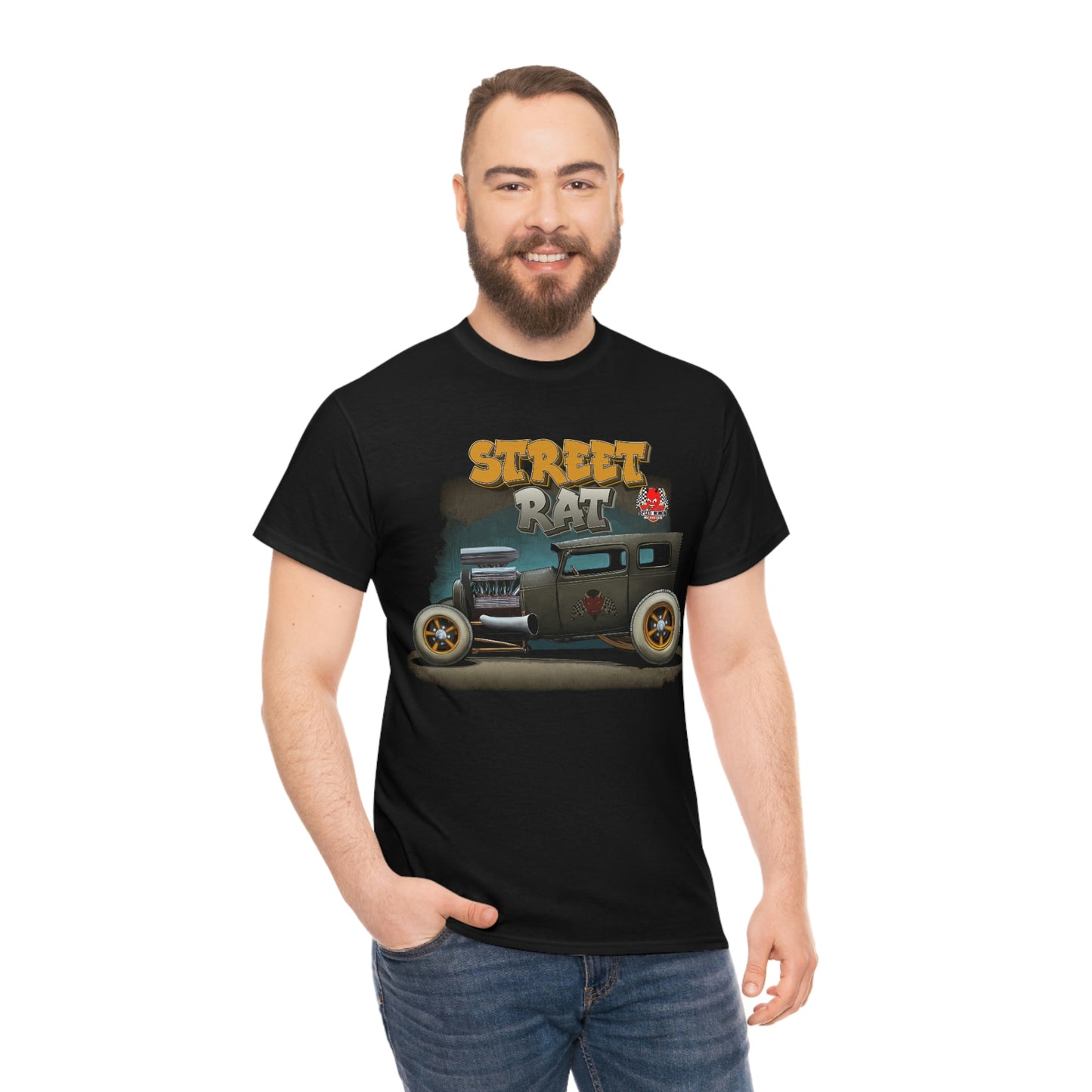 Street Rat - 1929 Model T Rat Rod Speed demon hot rod shop Kustom Kulture Tee Shirt C35502
