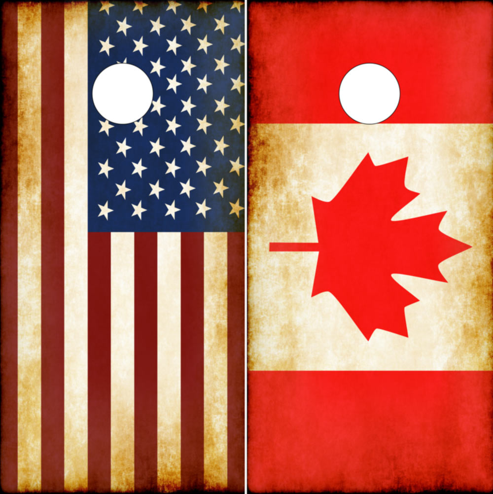 International Flag Cornhole Wraps