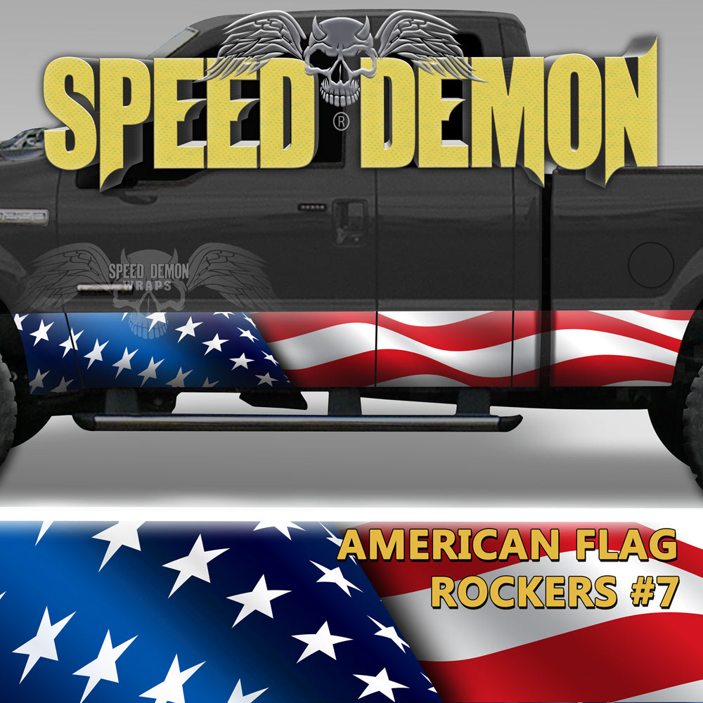 American Flag Rocker Wrap #7