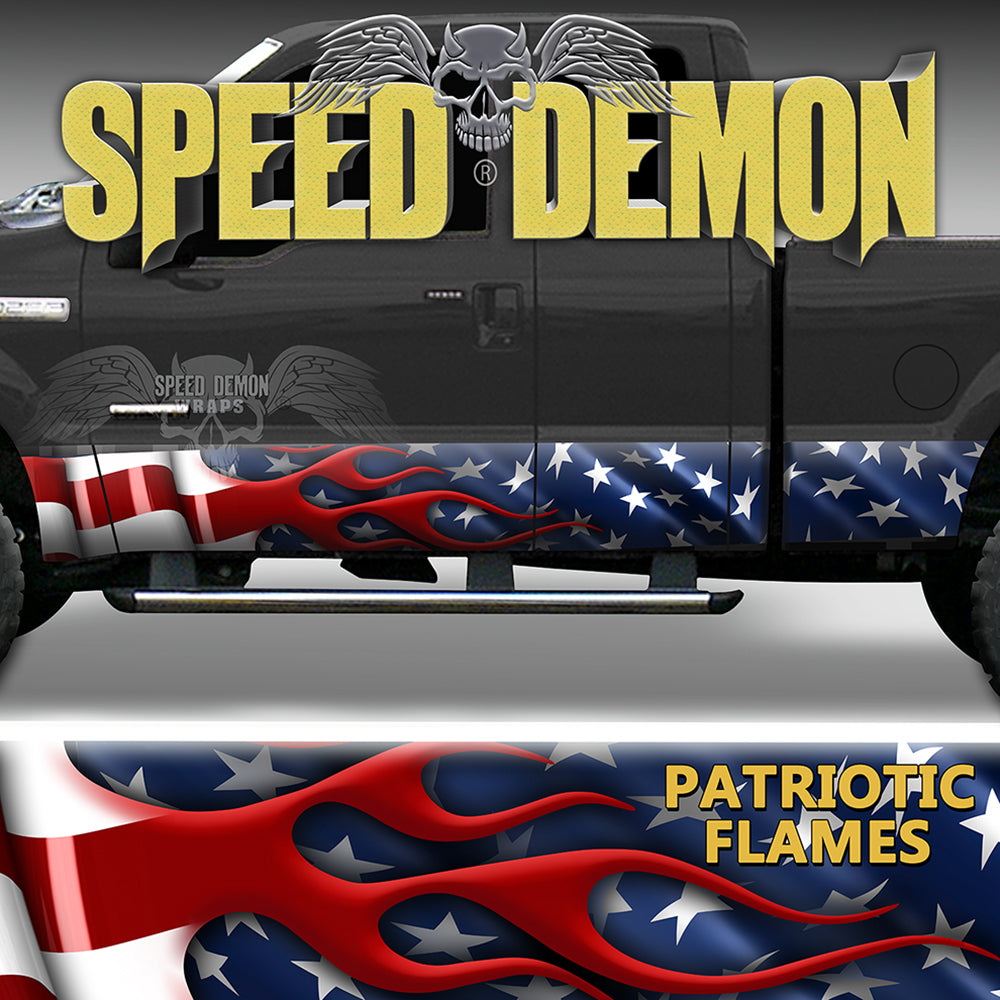 American Flag Rocker Panel Wrap #6