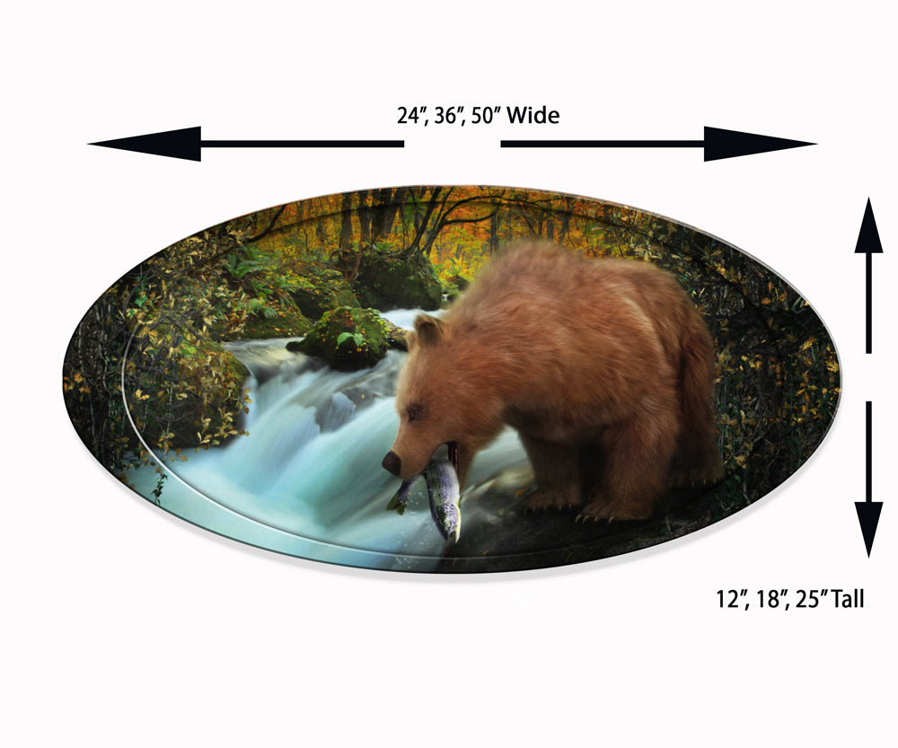5th Wheel Trailer Graphics Bear Fishing Wrap