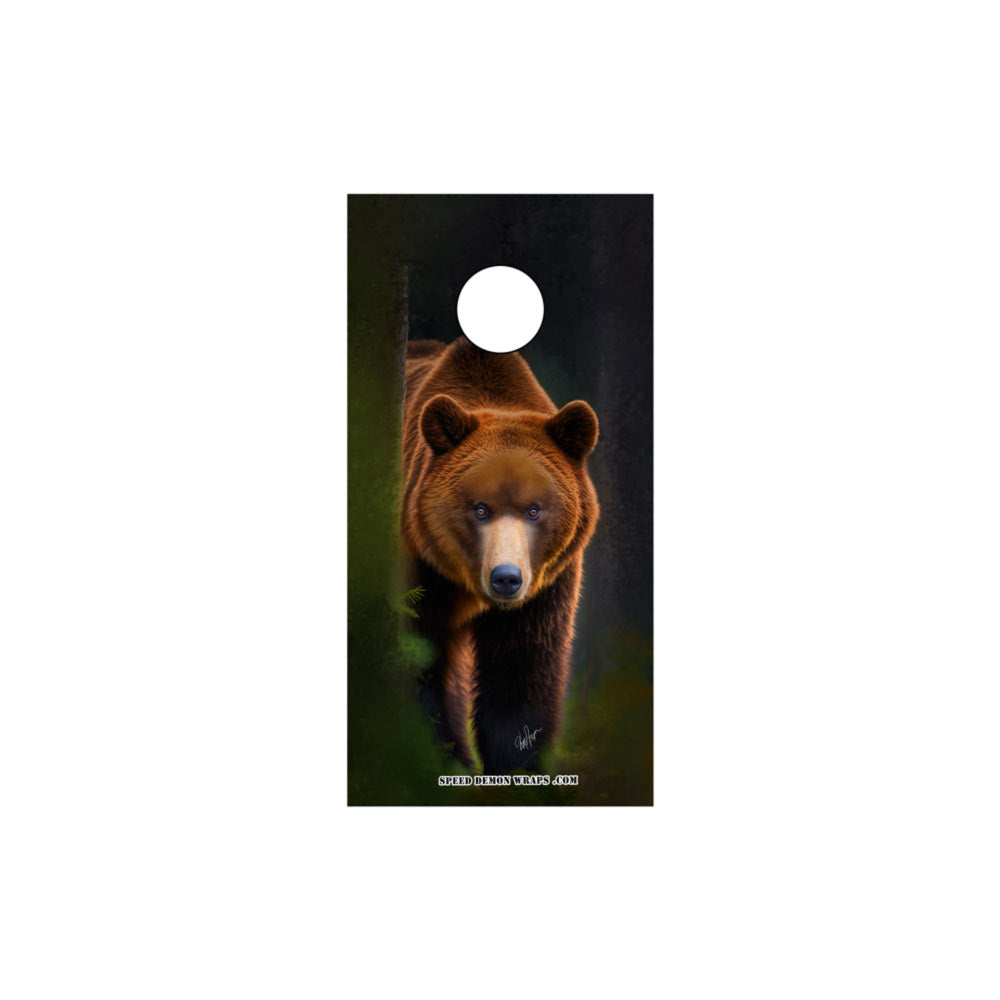 Bear Cornhole Wraps 2