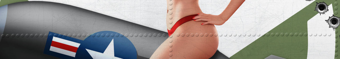 Bombshell Betty Pinup Cornhole Wrap