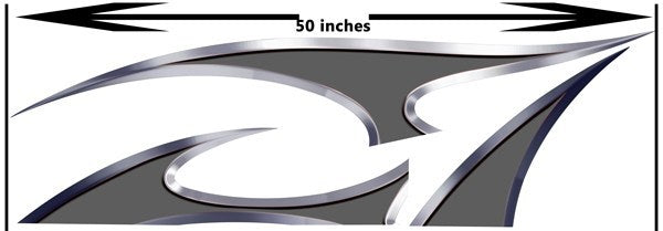 Camaro Side Stripes TF Decals Vinyl Graphics Kit 2016-2019 - Speed Demon Wraps
