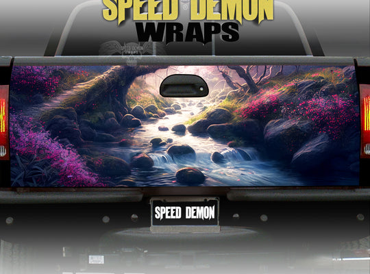 Sakura Blossom Forest Tailgate Wrap