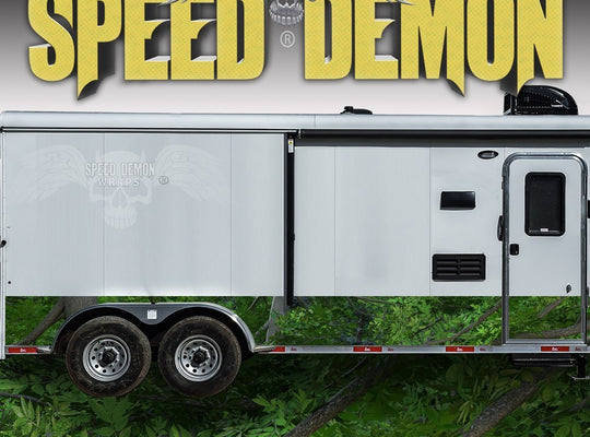 Camouflage RV Rocker Wrap Forest - Speed Demon Wraps