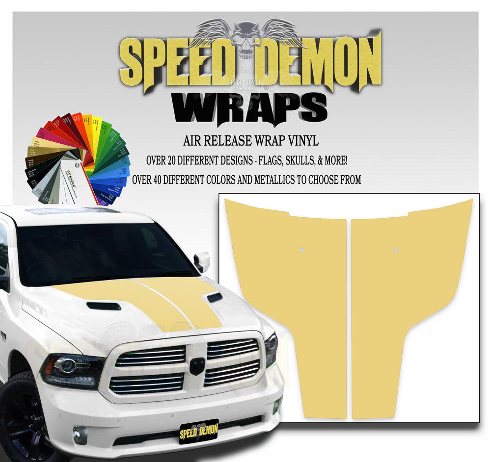 Dodge Truck Hood Stripes Beige