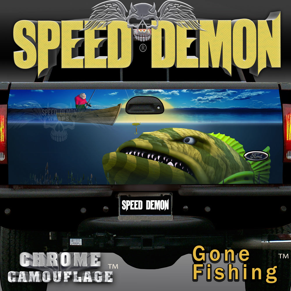 Gone Fishing Tailgate Wrap