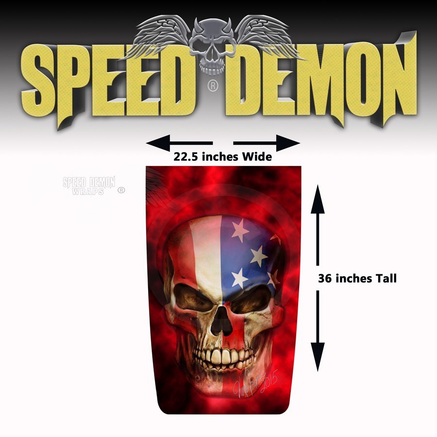 Jeep Wrangler Hood The Patriot American-Flag Hood Graphics - Speed Demon Wraps