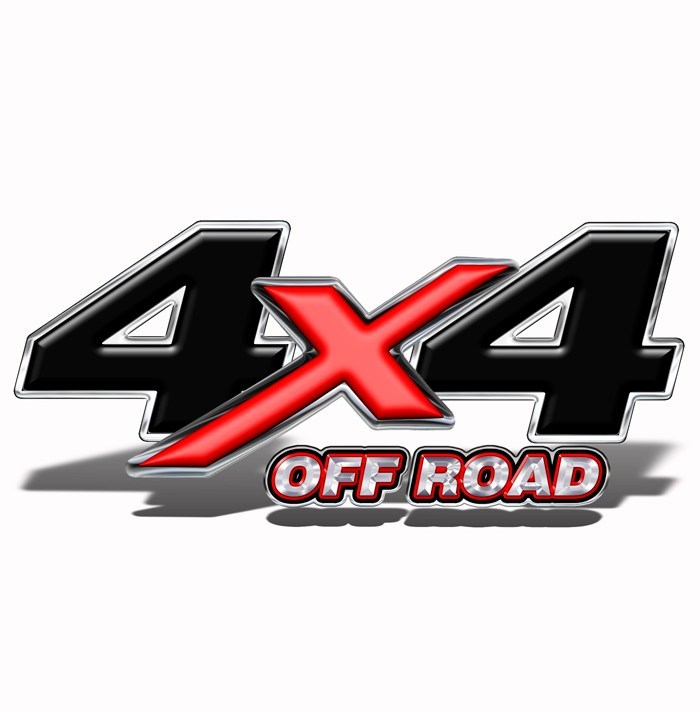 4X4 Decals Red - Speed Demon Wraps