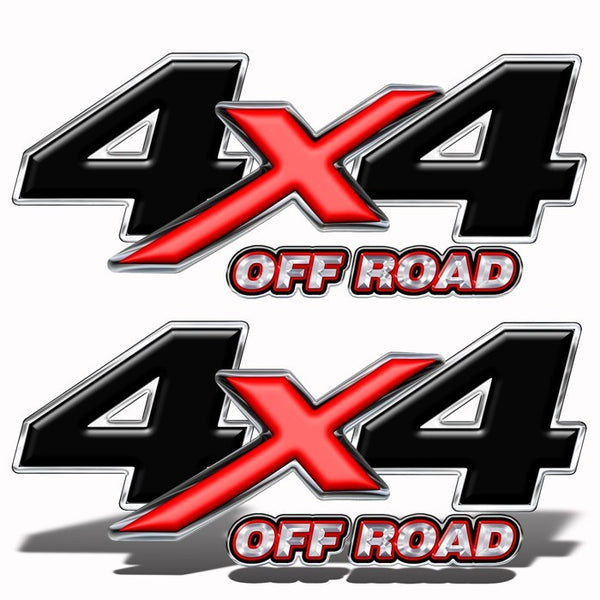 4X4 Decals Red - Speed Demon Wraps