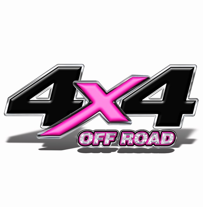 4X4 Decals Pink - Speed Demon Wraps
